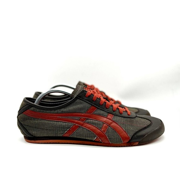 Onitsuka Tiger by Asics Other - Onitsuka Tiger Men Shoes 11.5 Mexico HN305 Red Black Running Sneakers